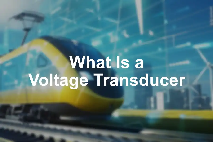 This is an Image that says What is a Voltage Transducer.