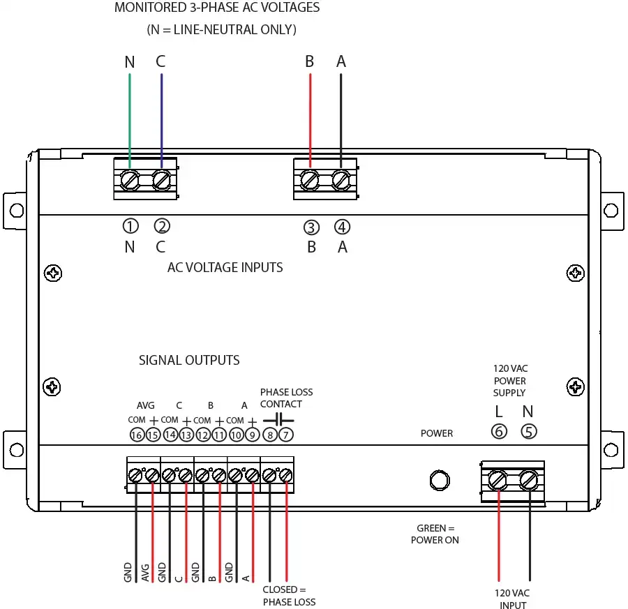 VT3-OL Connections Diagram